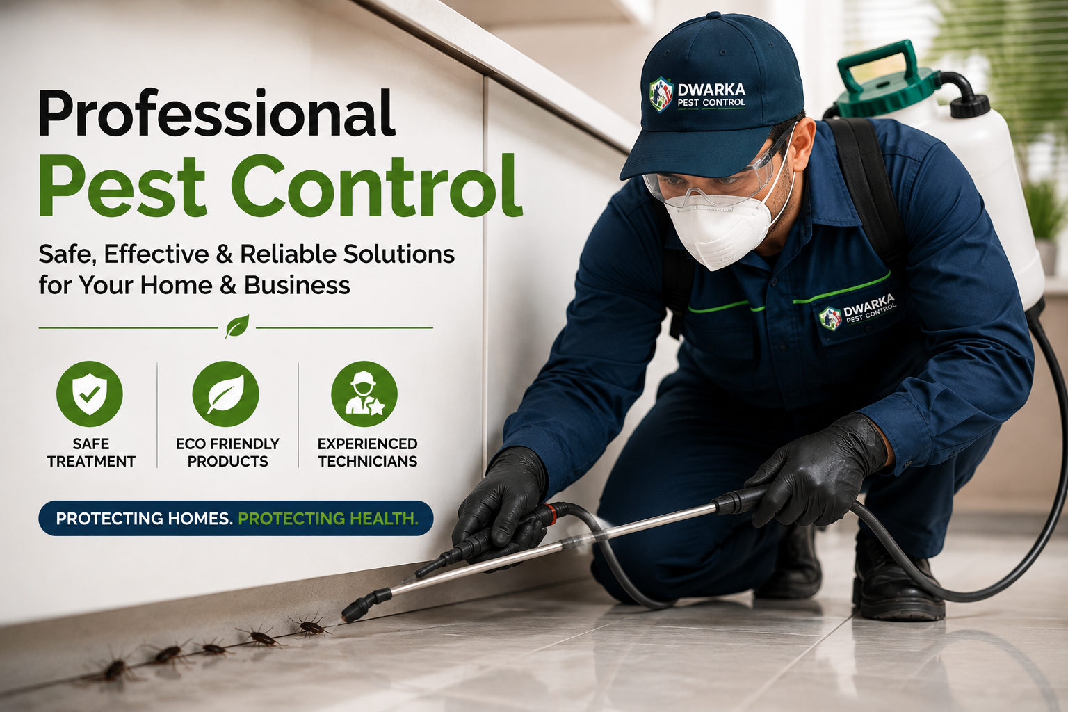 Cockroach control service in Dwarka Delhi