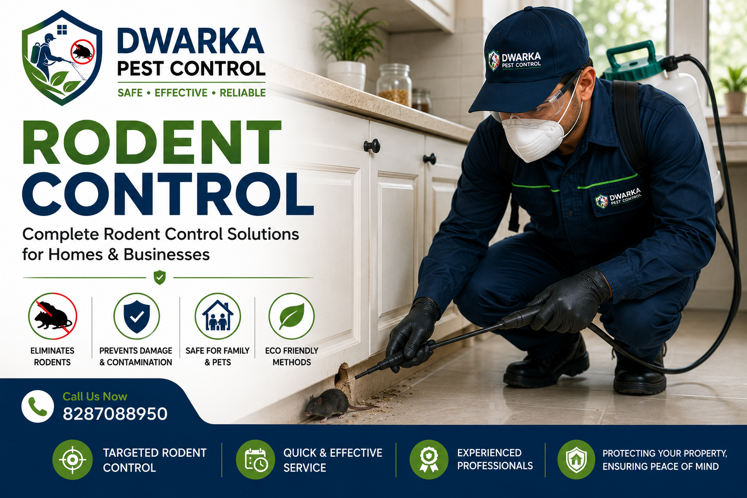 Rodent control service in Dwarka Delhi
