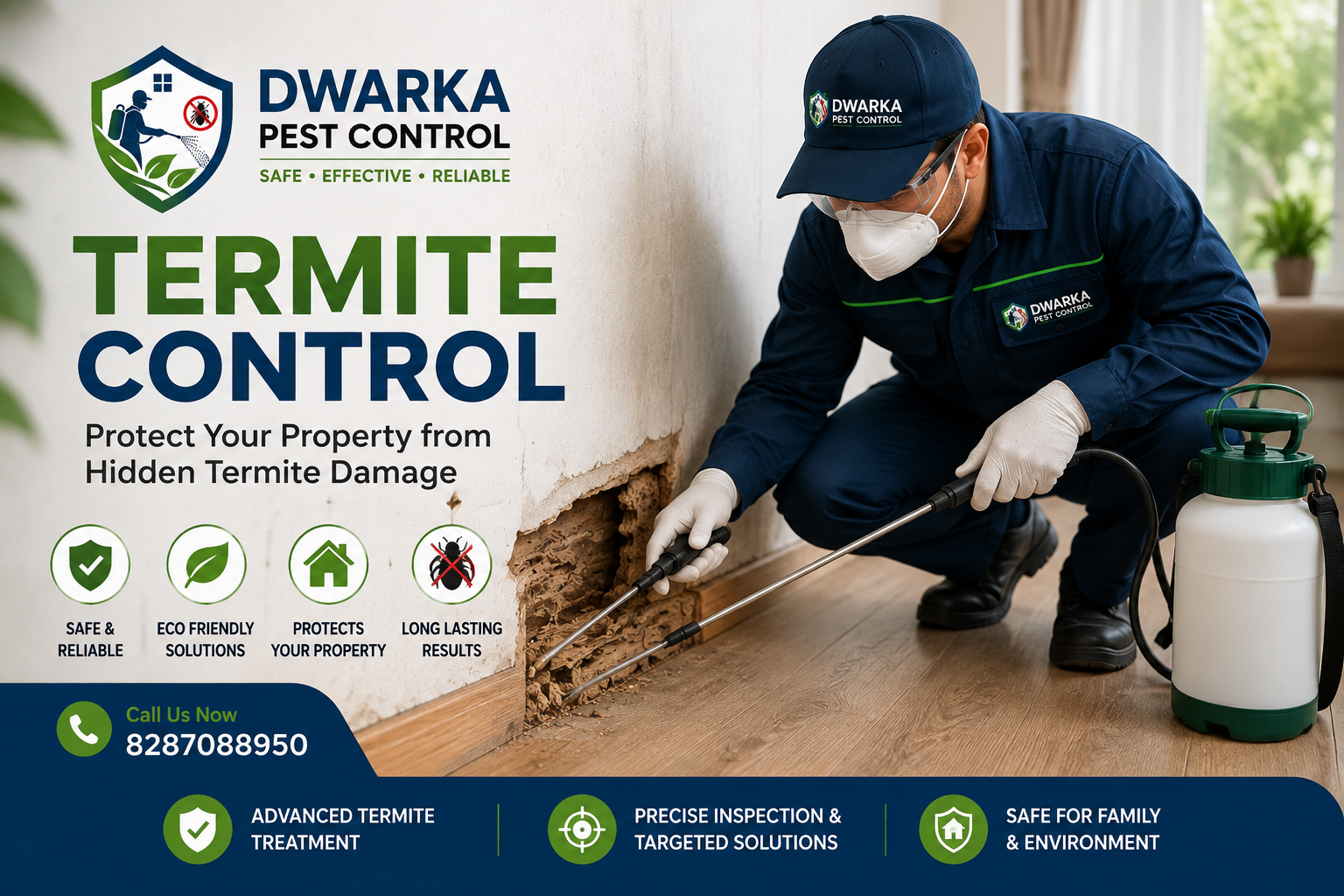 Termite control service in Dwarka Delhi